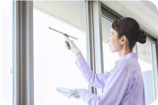 窓ガラスクリーニング